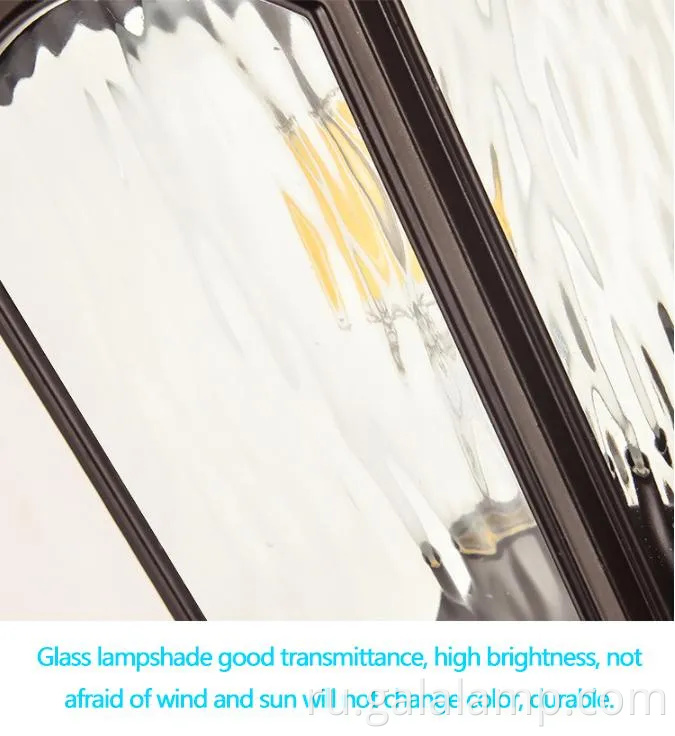 Элегантная открытая водонепроницаемая светодиодная настенная лампа для коридоров